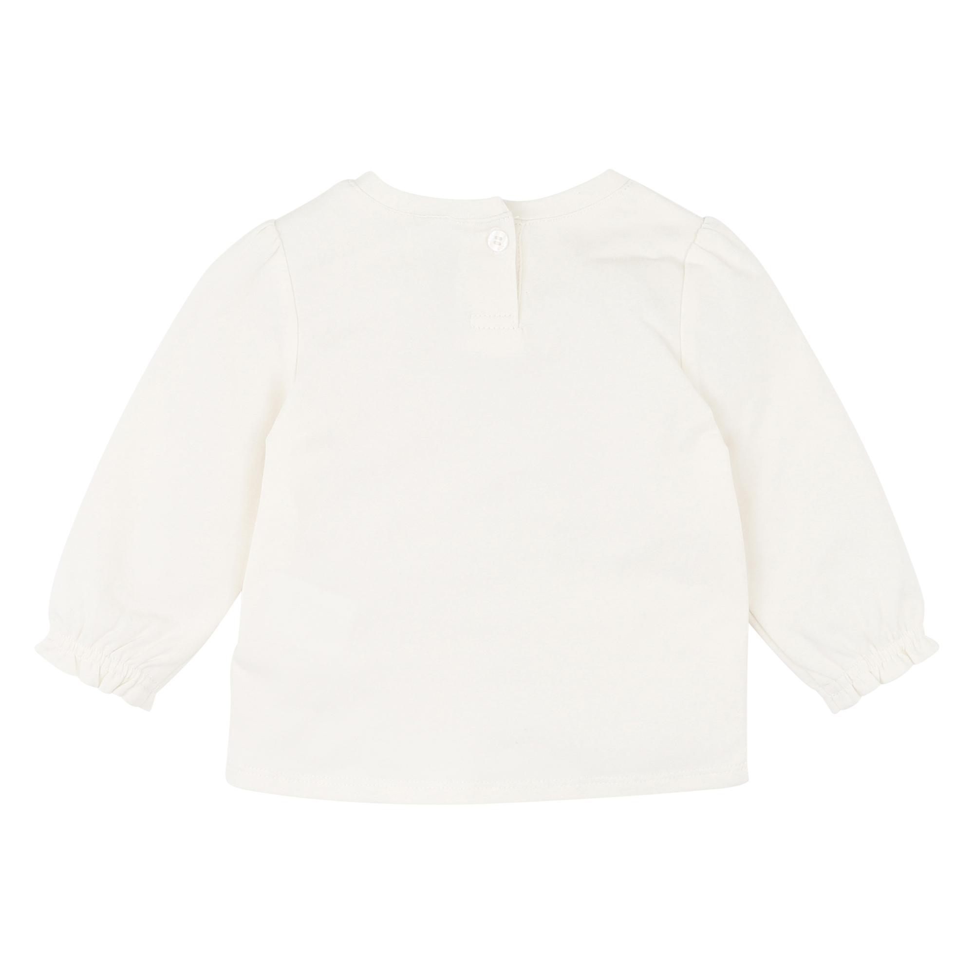 Bebe Fern Kitten Long Sleeve Tee - Snow