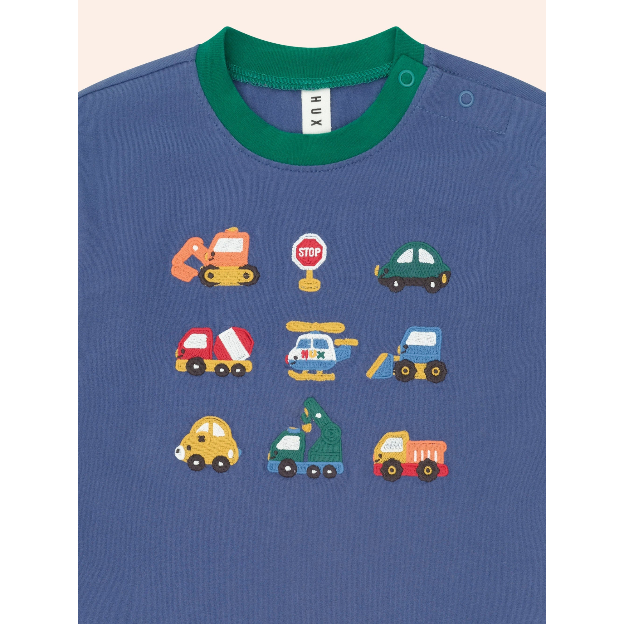 Huxbaby Colour Block Construction Top