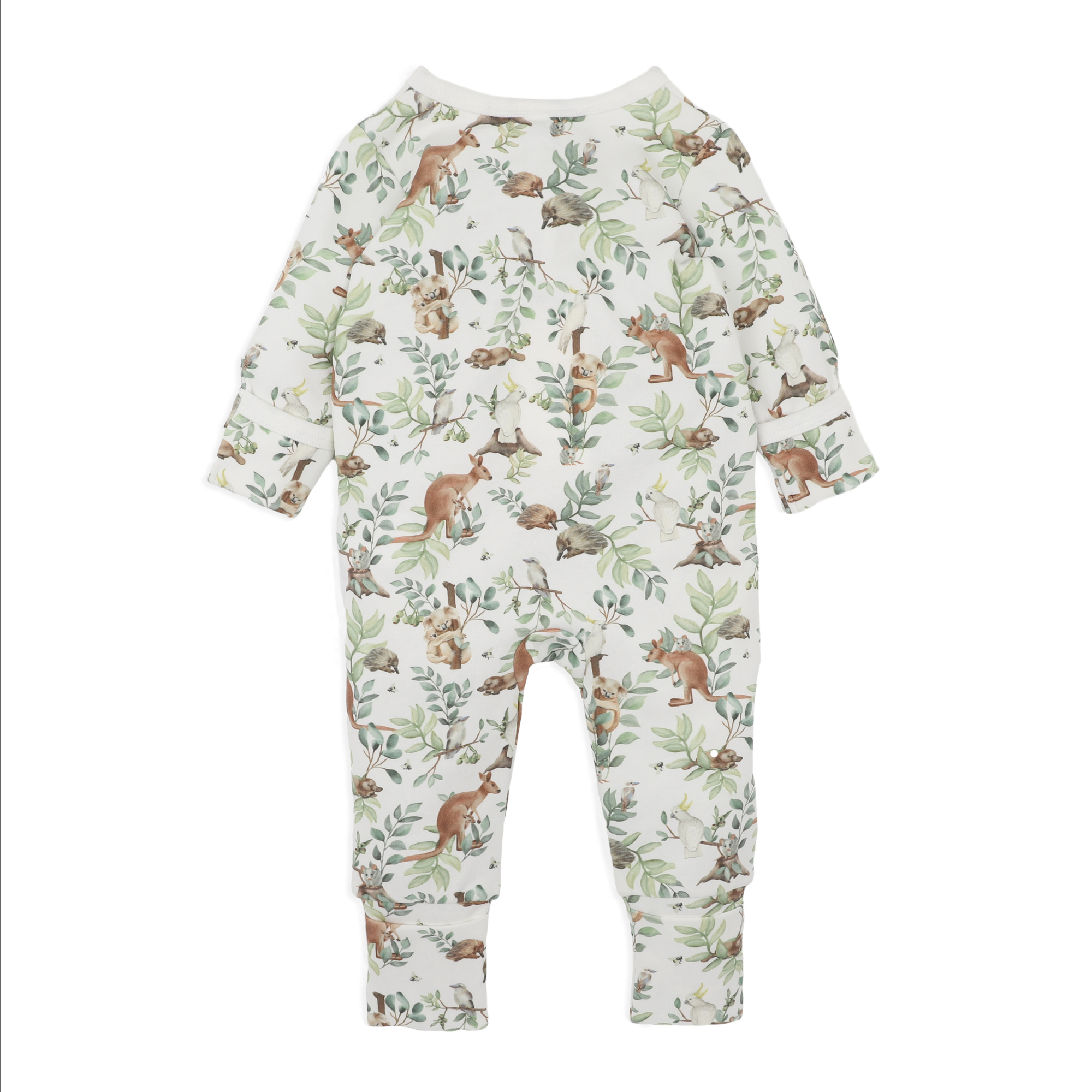 Bebe Charlie  organic ls zipsuit - Charlie print
