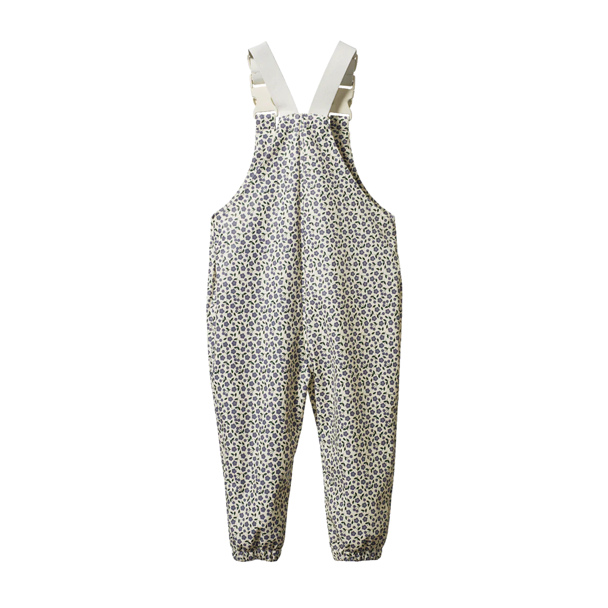 Nature Baby Splash Overalls - Briarwood Heron Print