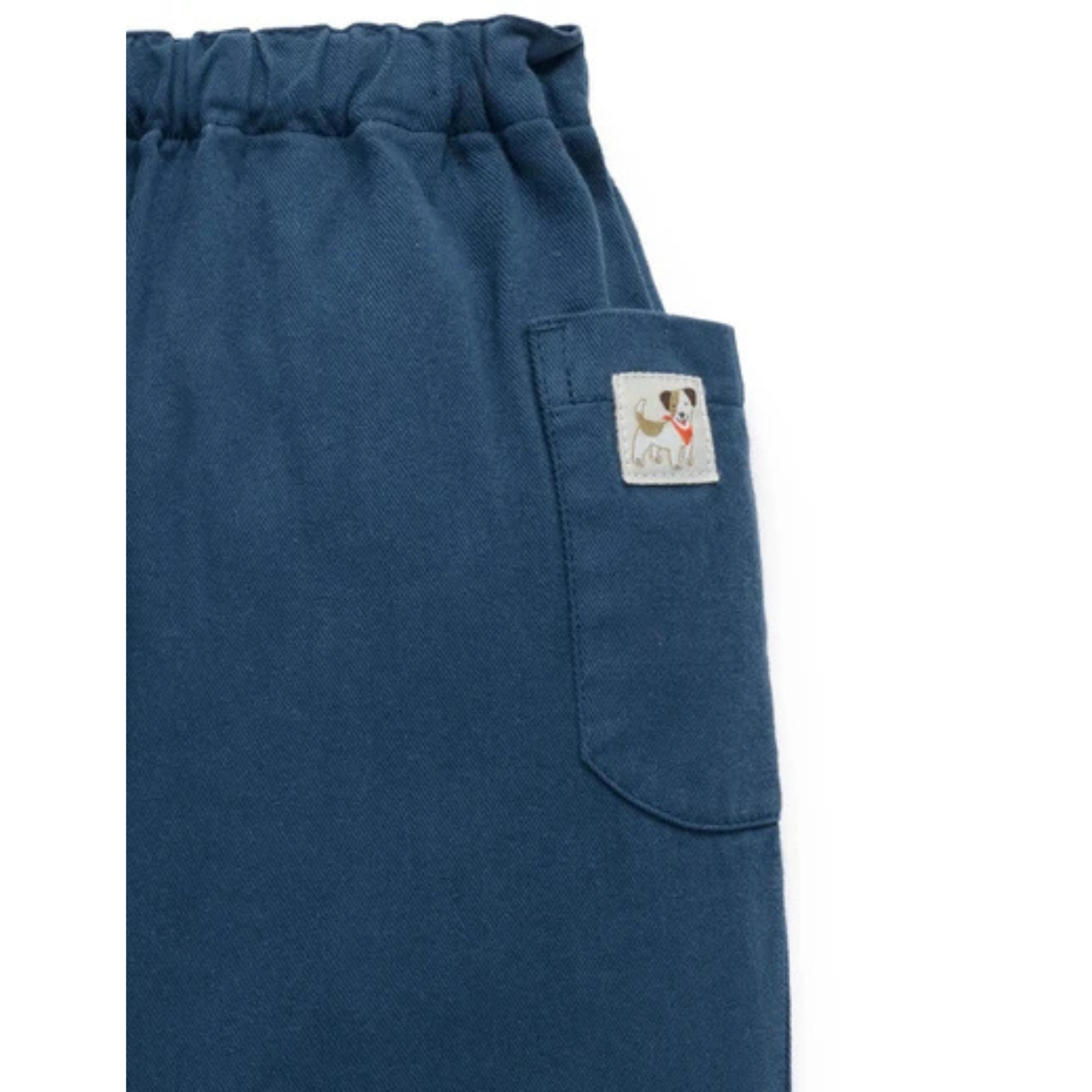 Purebaby Pull on Baggy Pant - French navy