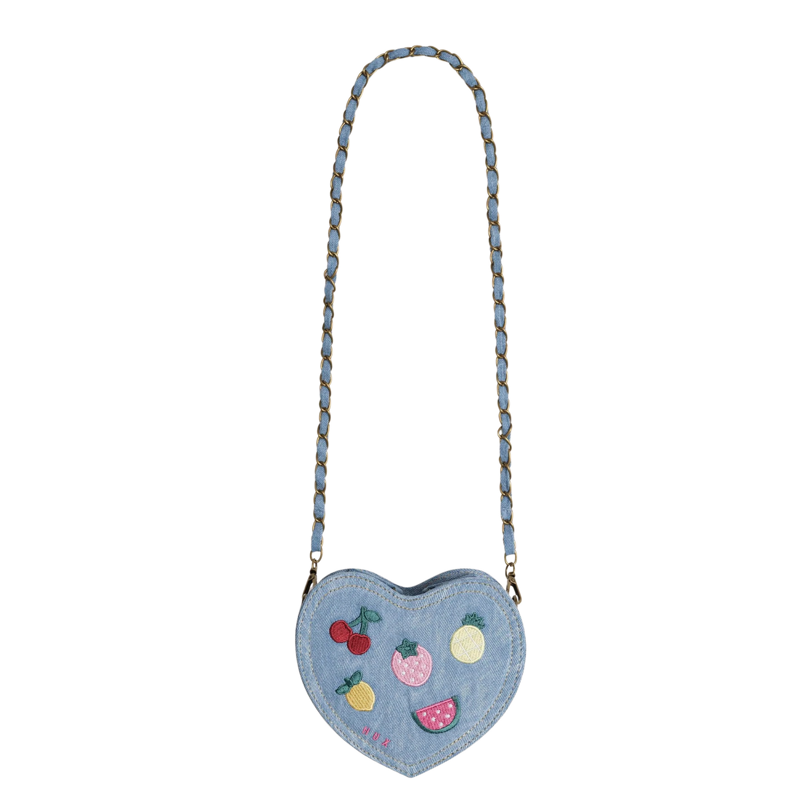 Huxbaby - Heart Fruit Denim Shoulder Bag