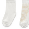 Purebaby 3 Pack Socks - Wheat  Melange  /  Vanilla  Pack