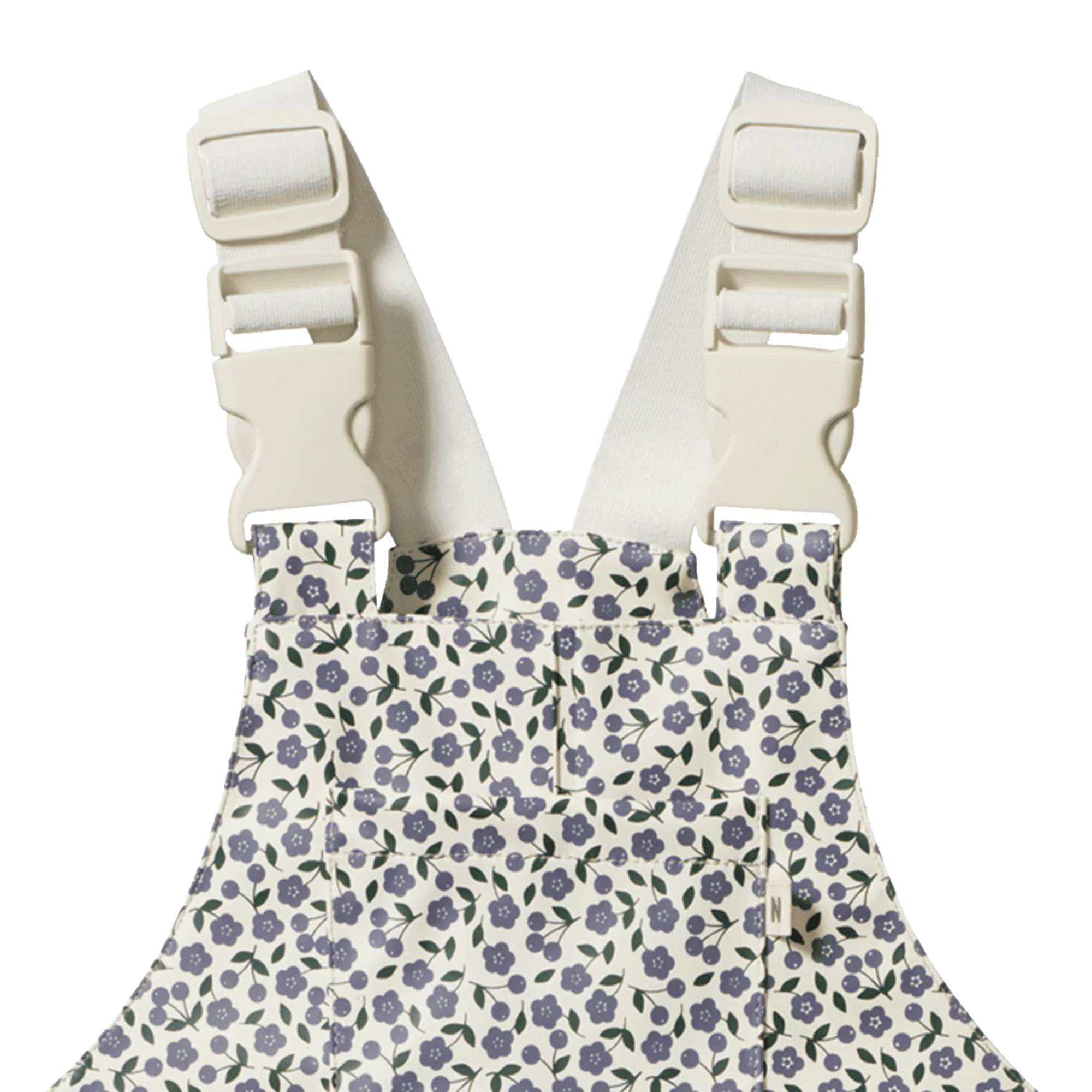 Nature Baby Splash Overalls - Briarwood Heron Print