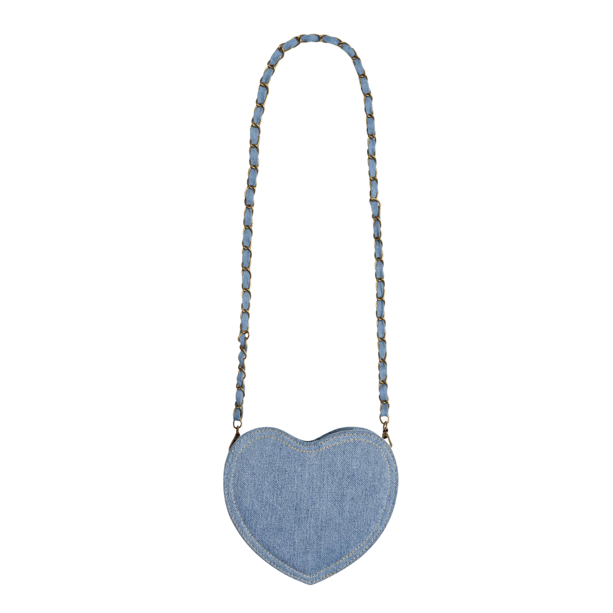Huxbaby - Heart Fruit Denim Shoulder Bag