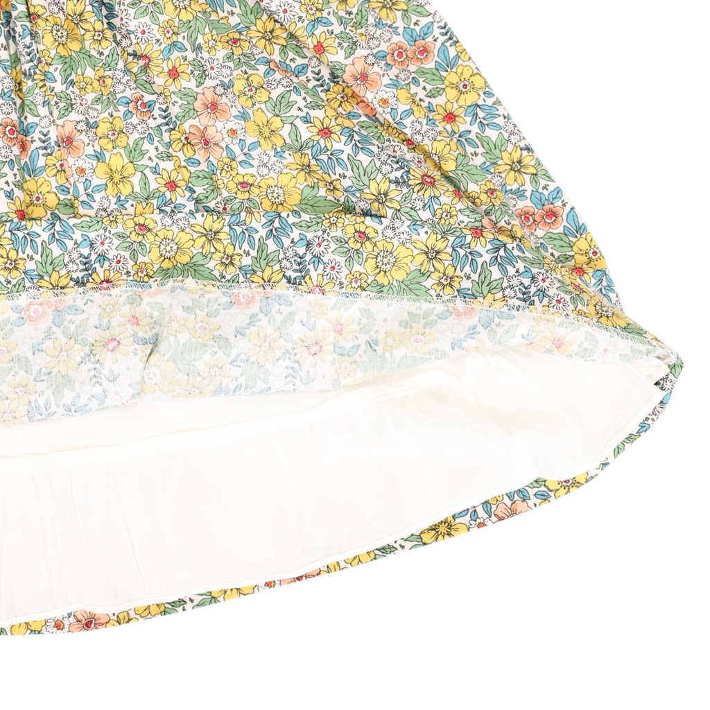 Bold Floral Dress Yellow Floral