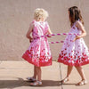 Korango Strawberry Hearts Frill Dress - Pink