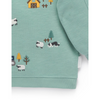 Purebaby Hearding Sheep Windcheater - Pea Green