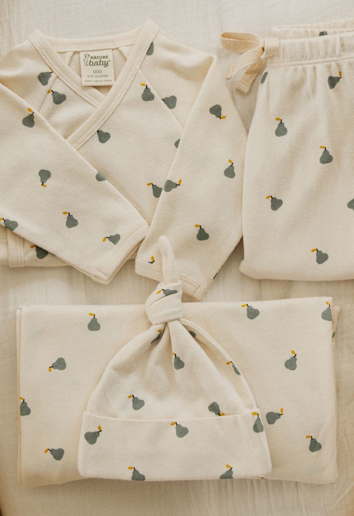 Nature Baby Welcome Home Bundle -  Petite Pear Print