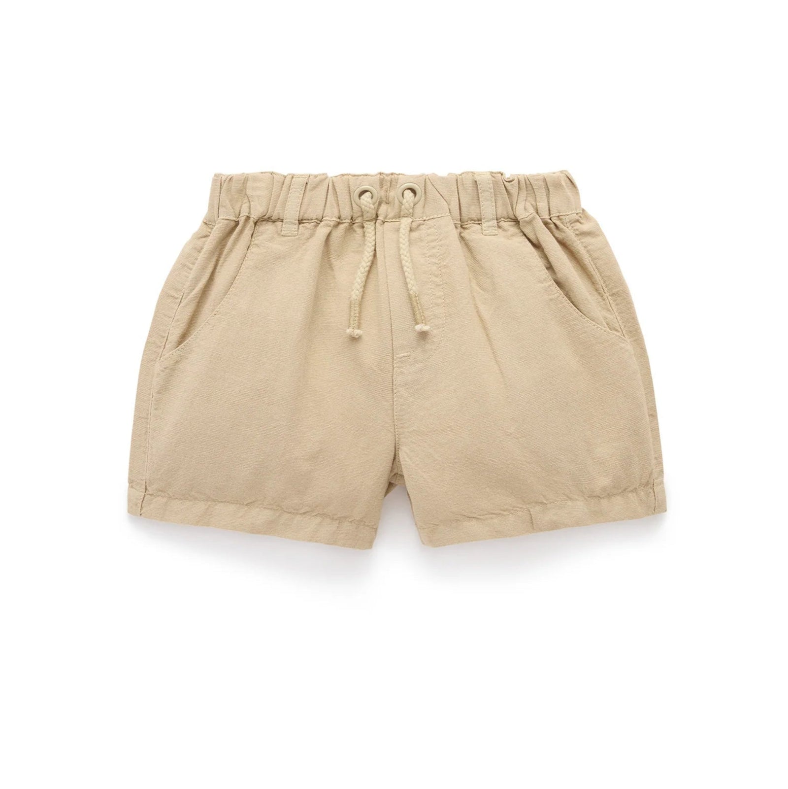 Purebaby Linen Blend Shorts - Burrito