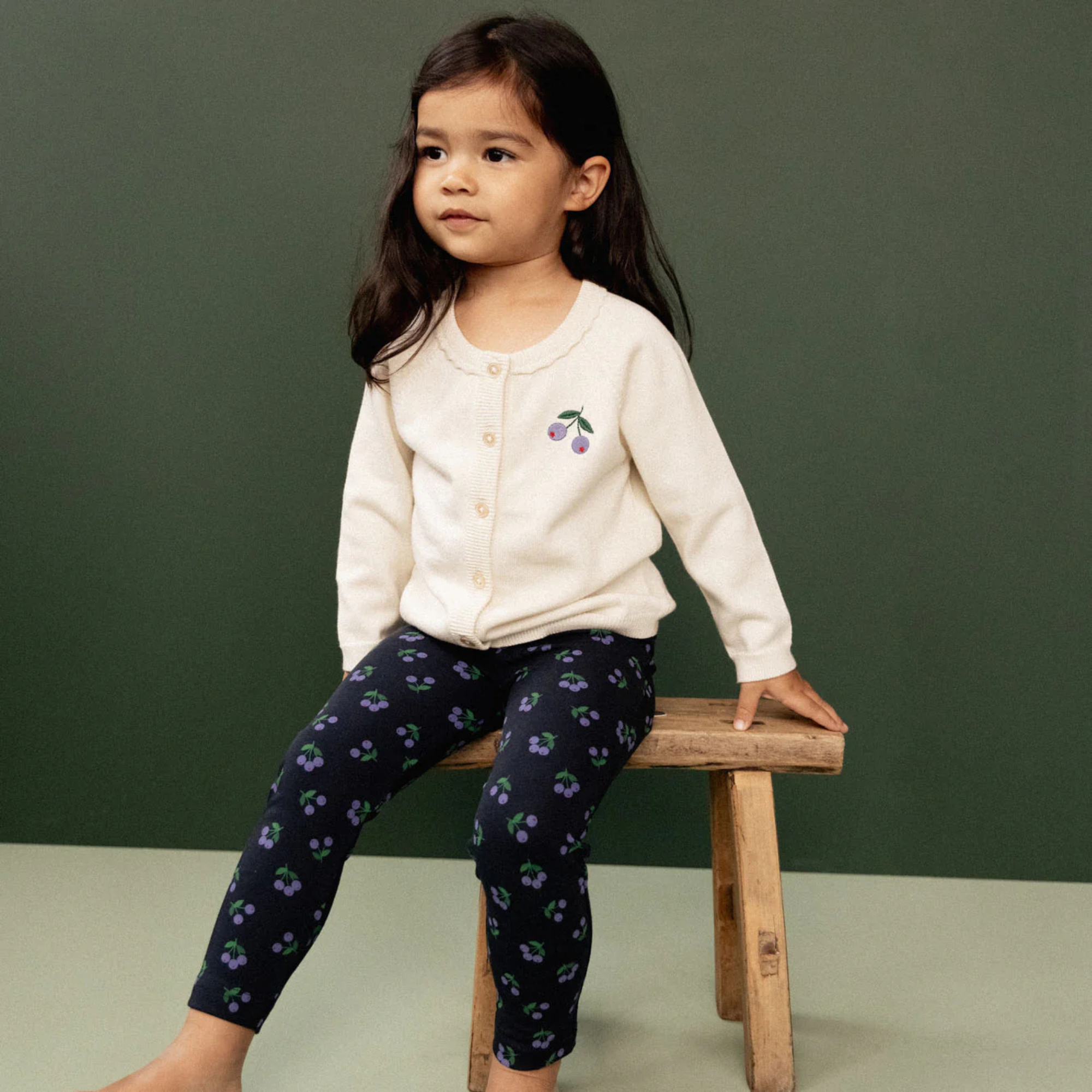 Nature Baby Piper Cardigan - Winter Berry