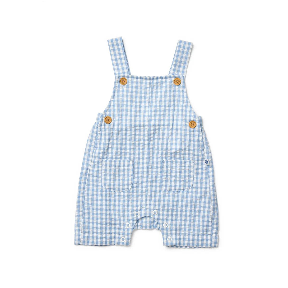 Marquise Gingham Check Woven Overalls