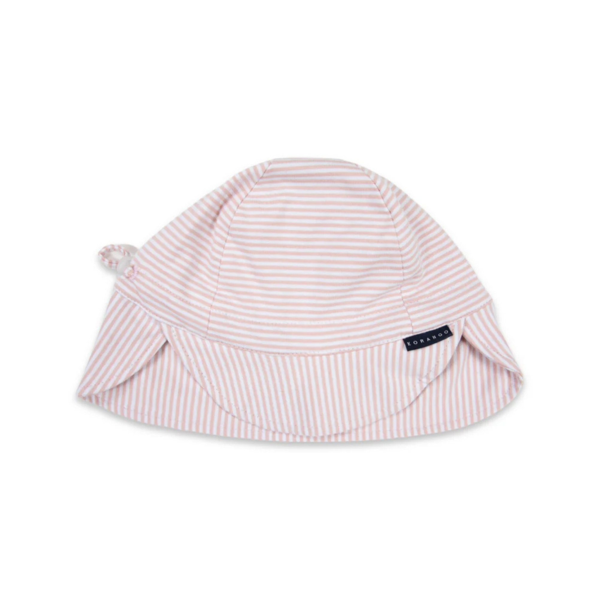 Korango Cotton Legionnaires Sun Hat - Dusty Pink Stripe