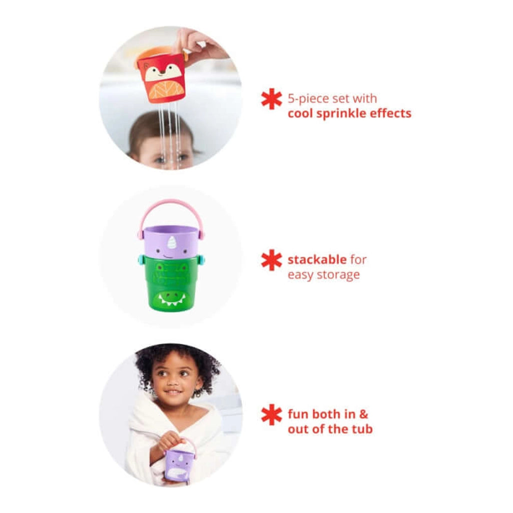 Skip Hop Explore &amp; More Zoo Stack &amp; Pour Buckets