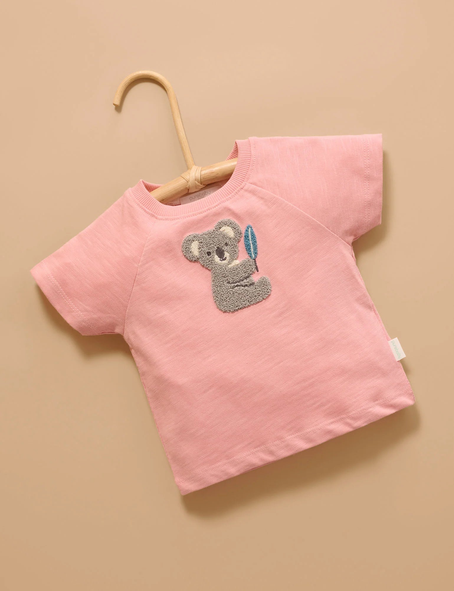 Purebaby Koala Gum Leaf Tee