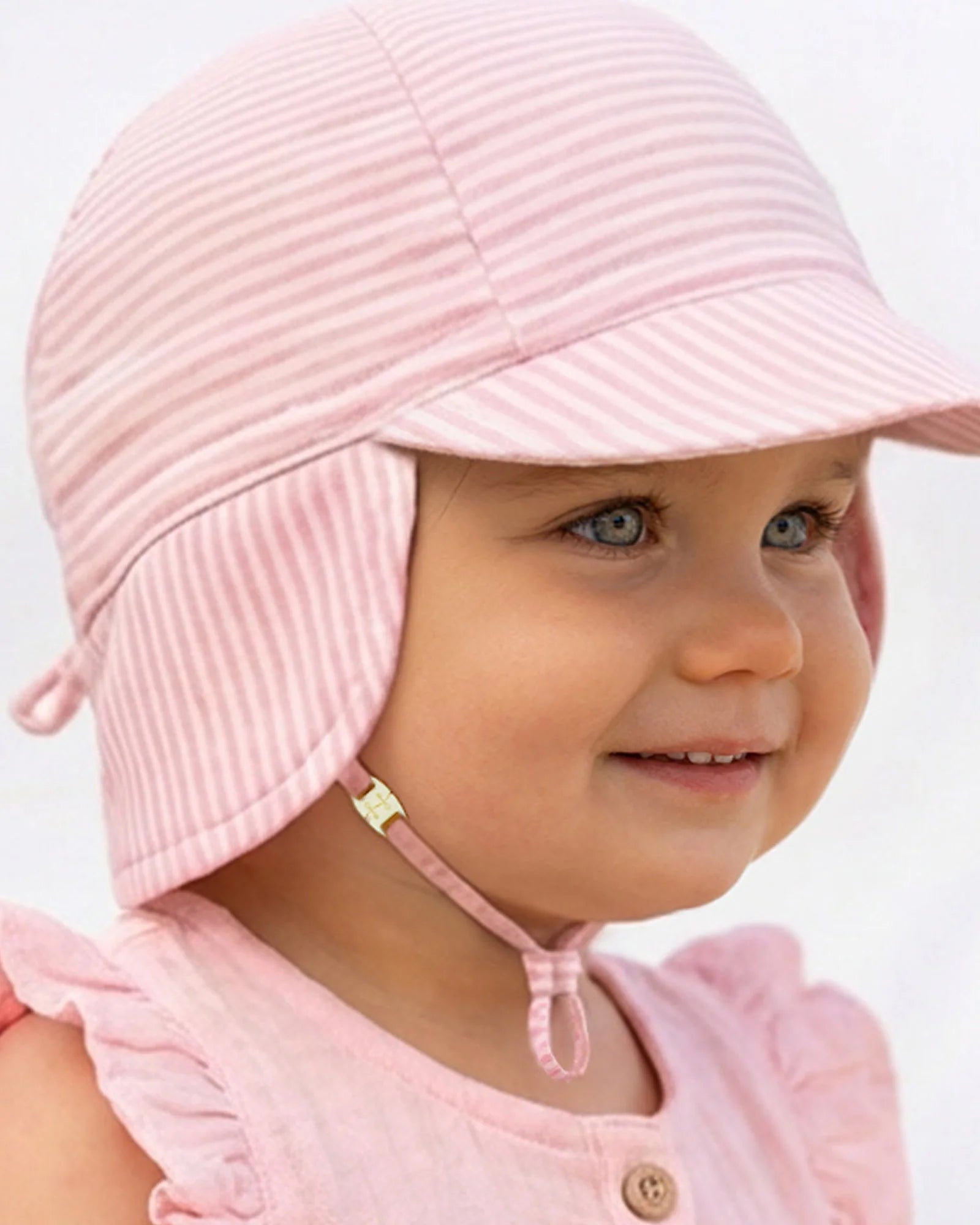 Toshi Flap Cap Baby - Blossom