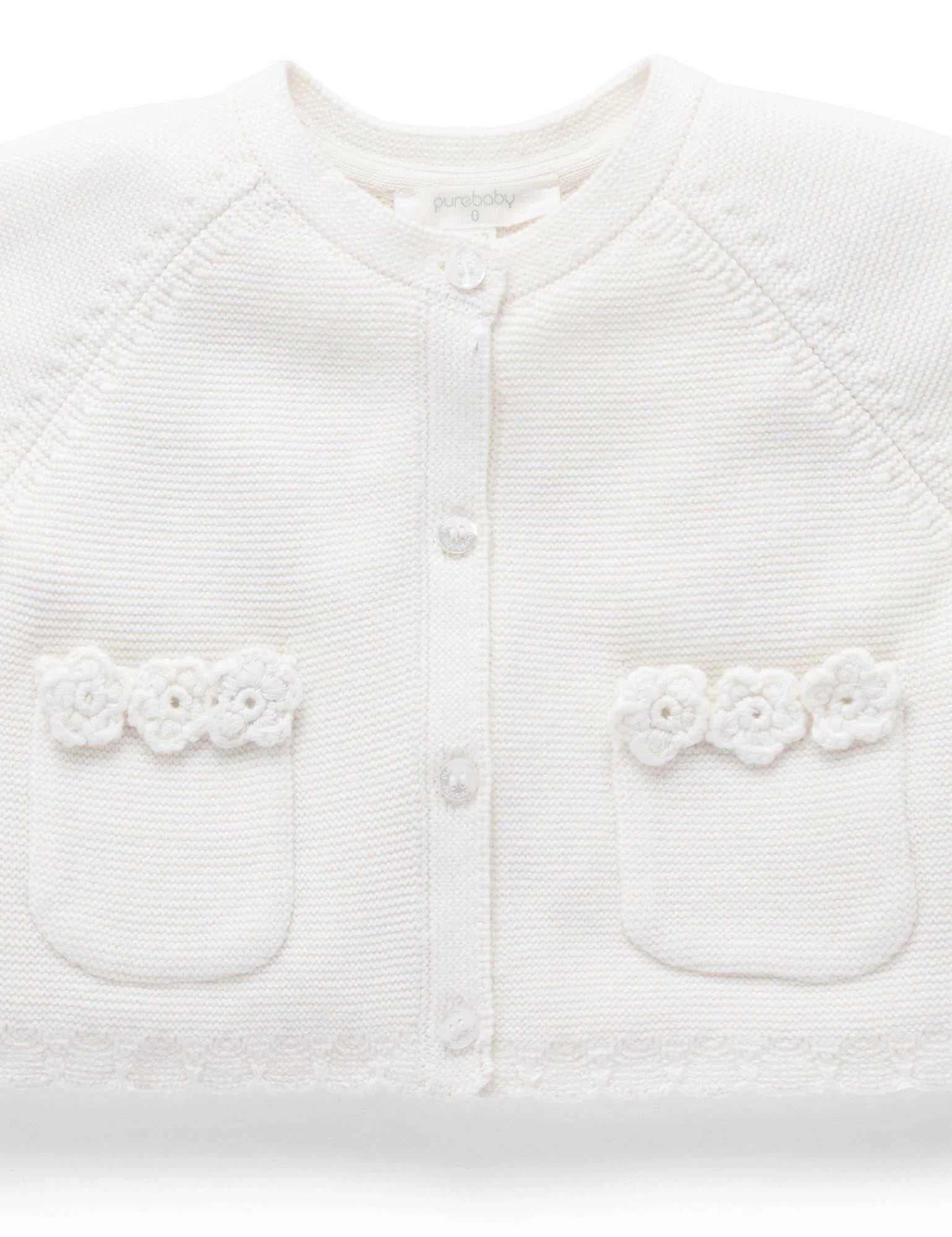Crochet Flower Cardigan