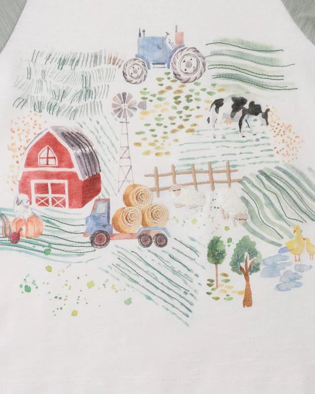 Bebe Clayton Farm Scene Tee