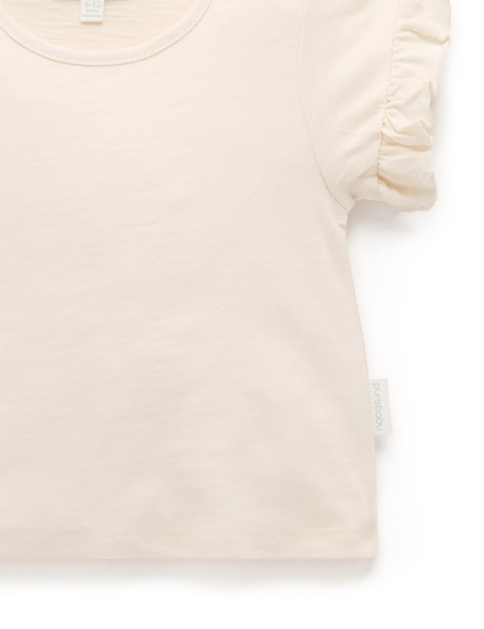 Ruffle Tee - Cloud