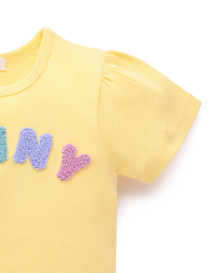 Sunny Pointelle Tee