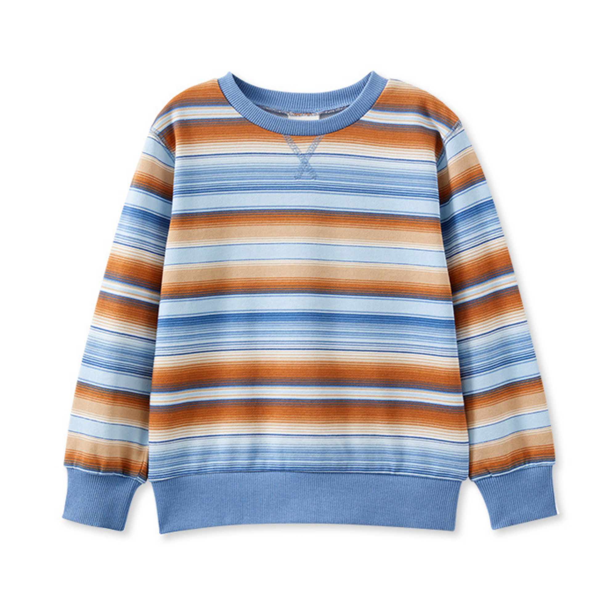 Milky Ombre Stripe Fleece Sweat