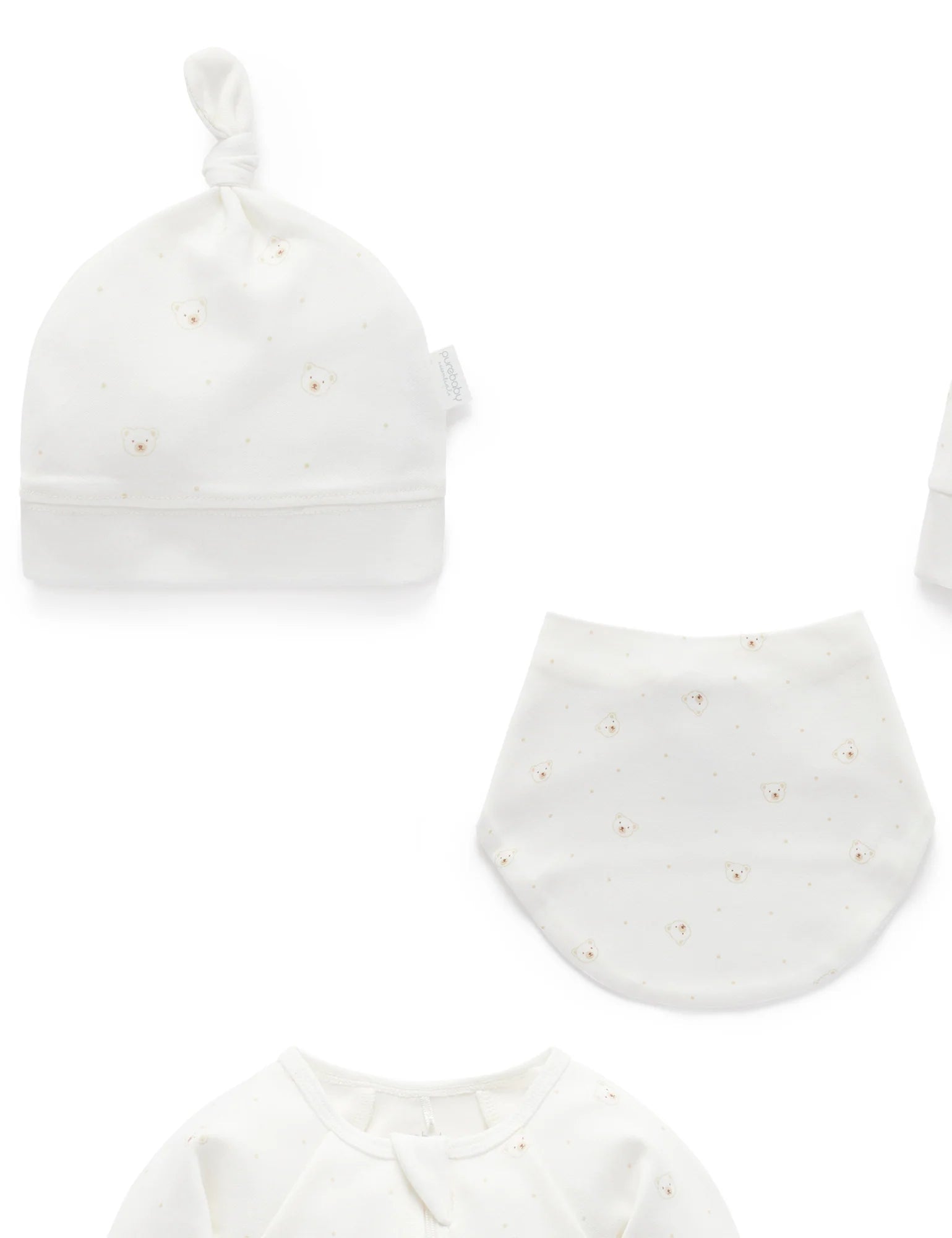 Purebaby Vanilla Bear Welcome Baby Pack - Over $120 in Value!