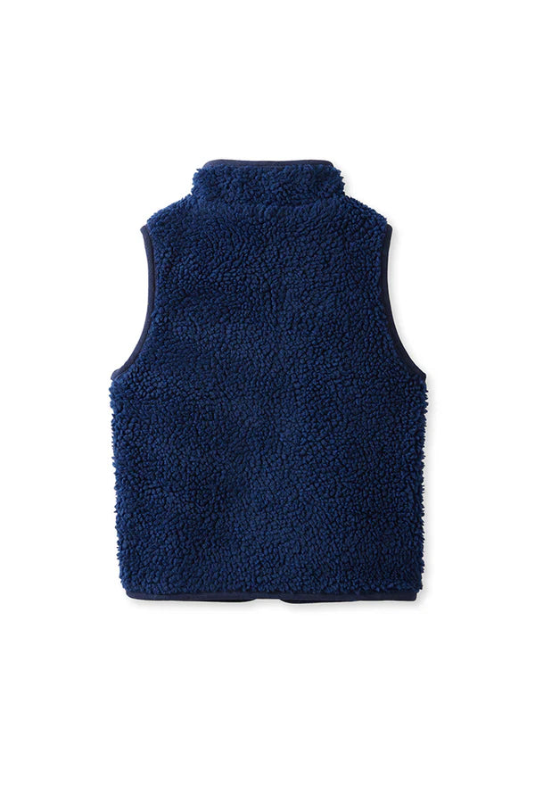 Milky Ranger Sherpa Vest - Ink - Multi