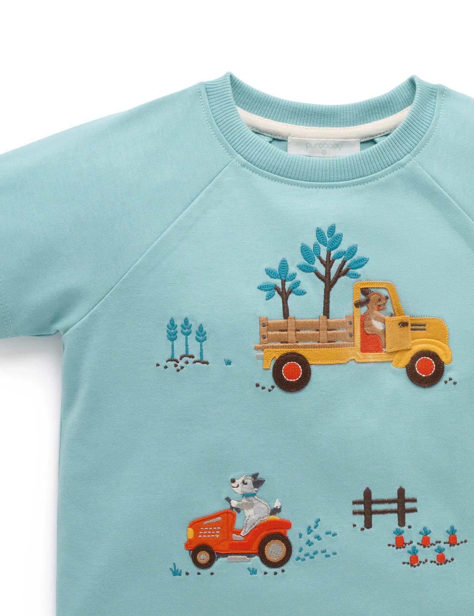 Garden Work Relaxed Tee - Eucalyptus (PB1003S26)