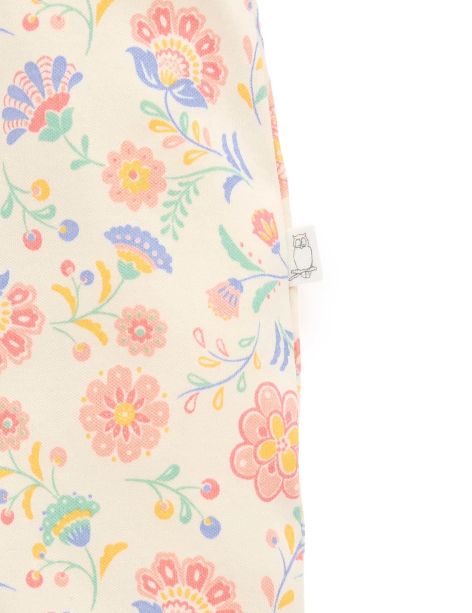 Purebaby Desert Flowers Short Zip Growsuit