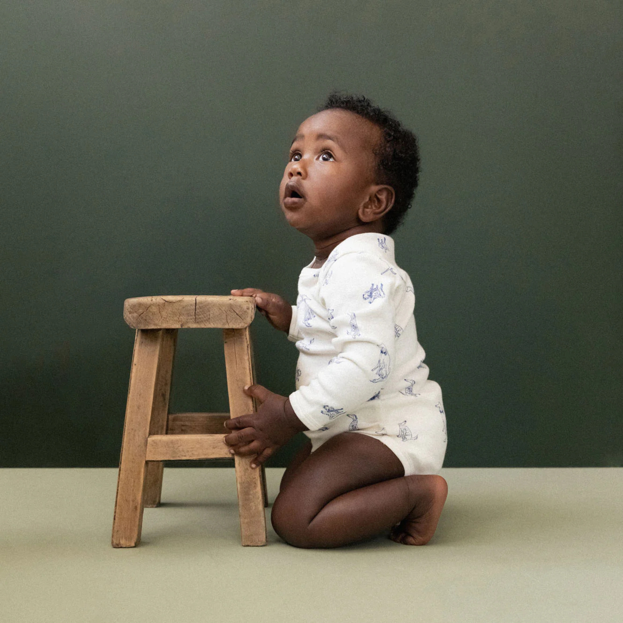 Nature Baby Long Sleeve Bodysuit -  Lucky Print