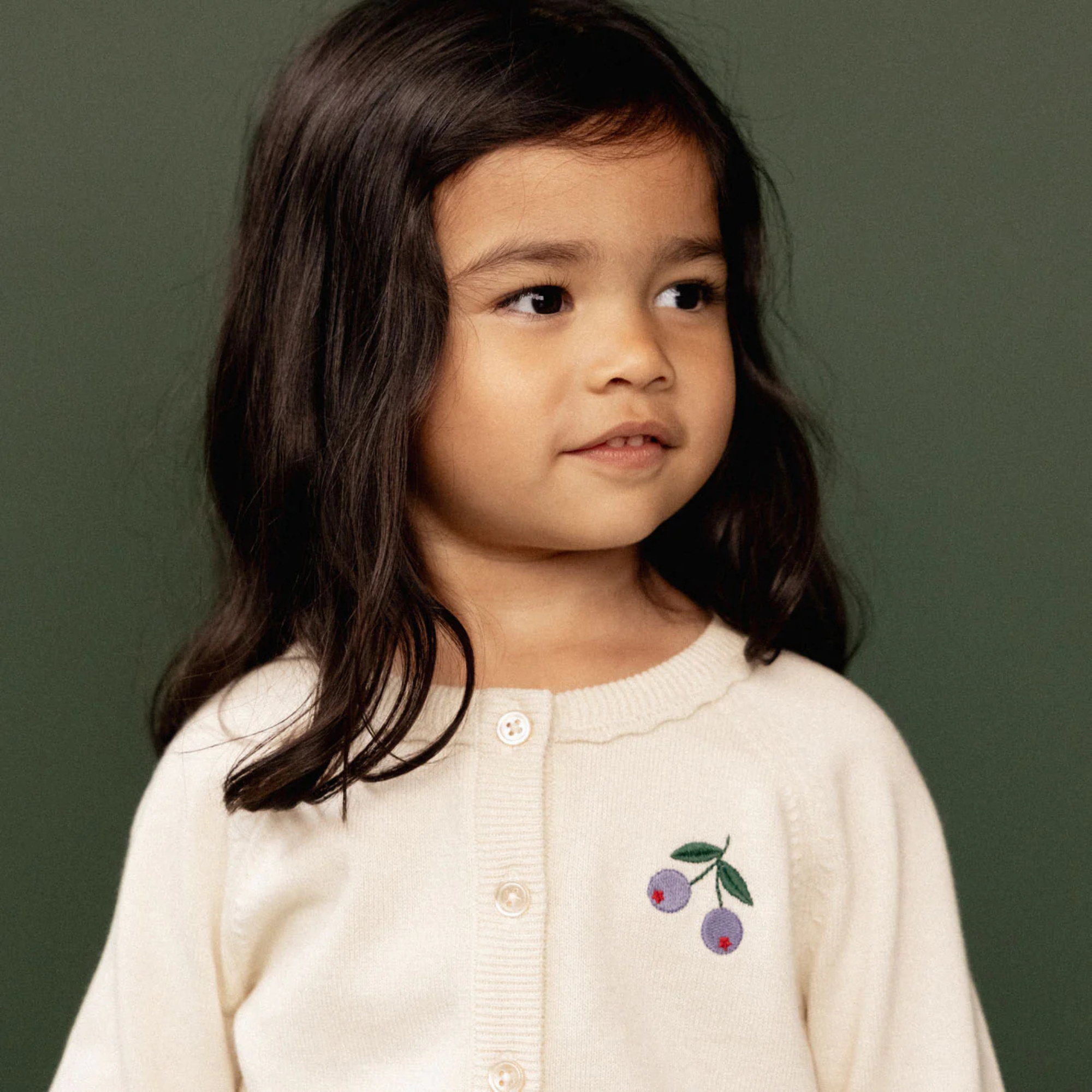 Nature Baby Piper Cardigan - Winter Berry