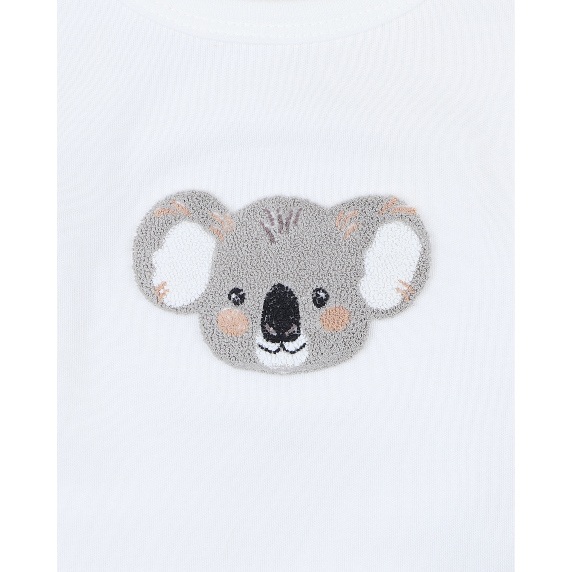 Bebe Charlie koala organic ls bodysuit - Cloud