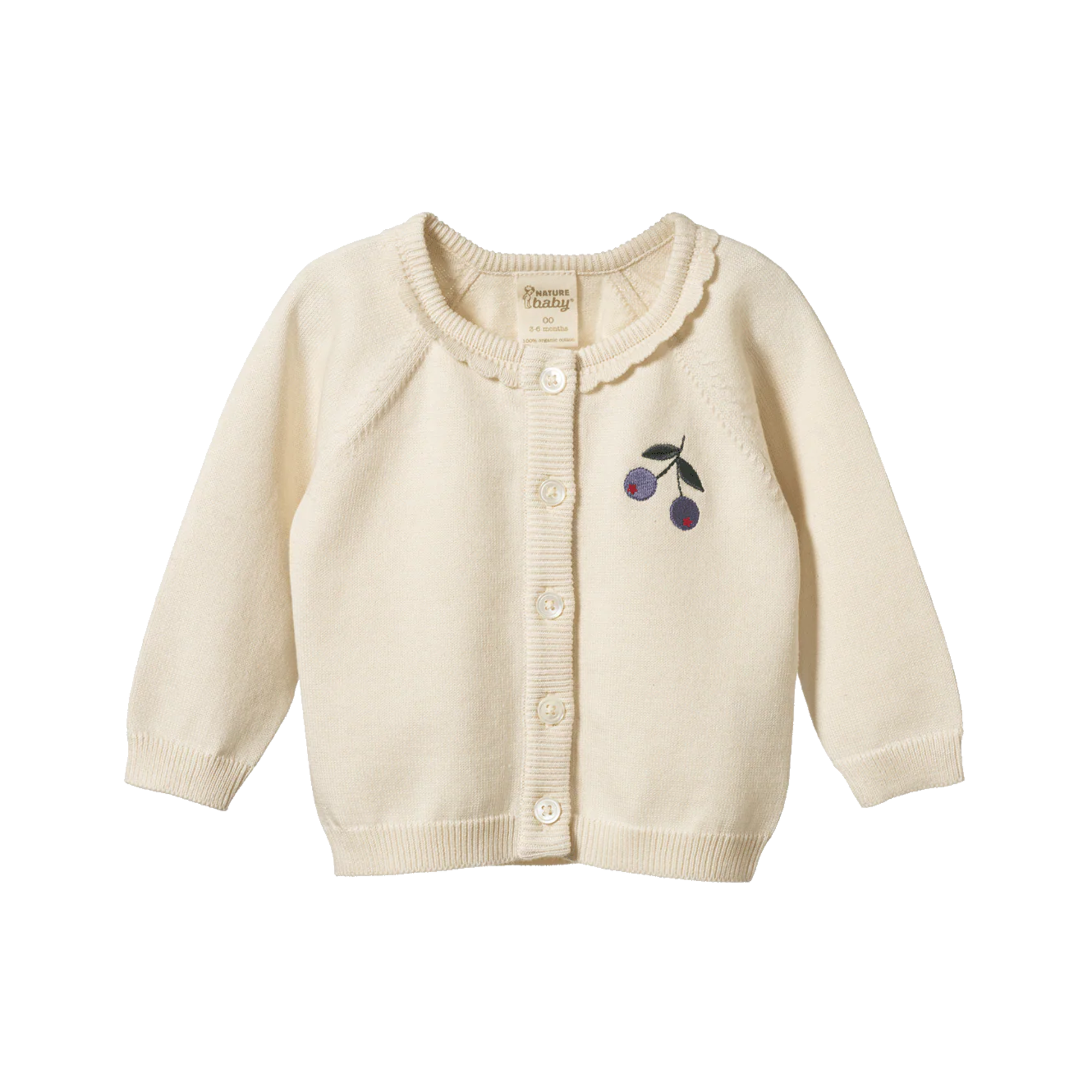 Nature Baby Piper Cardigan - Winter Berry