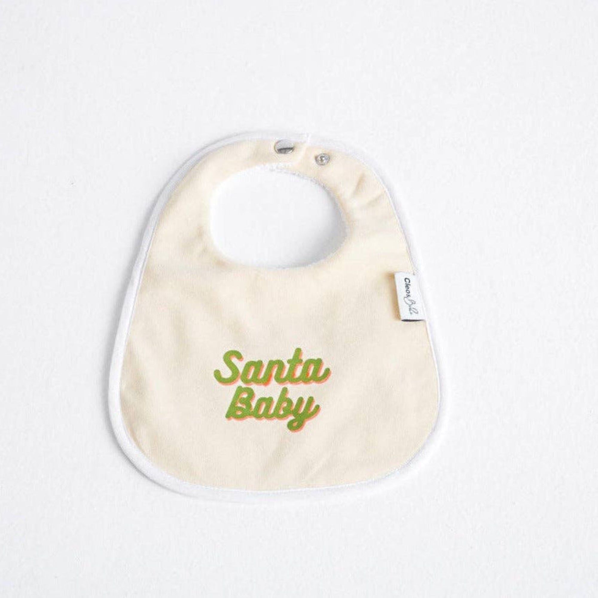 Cleo & Bebe Santa Baby - Waterproof Classic Bib