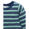 Purebaby Thick Stripey L/slv Tee - Pea Green Stripe