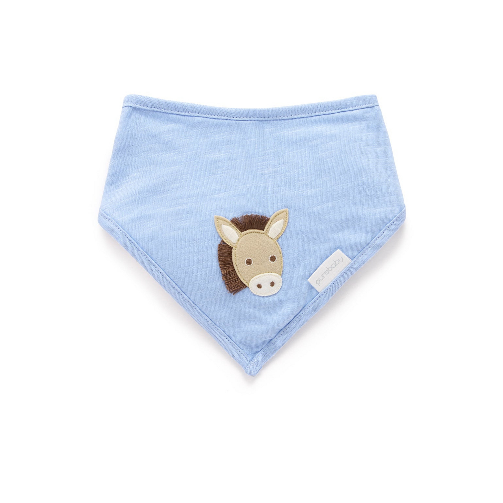 Purebaby Bandana Bib - Caribbean