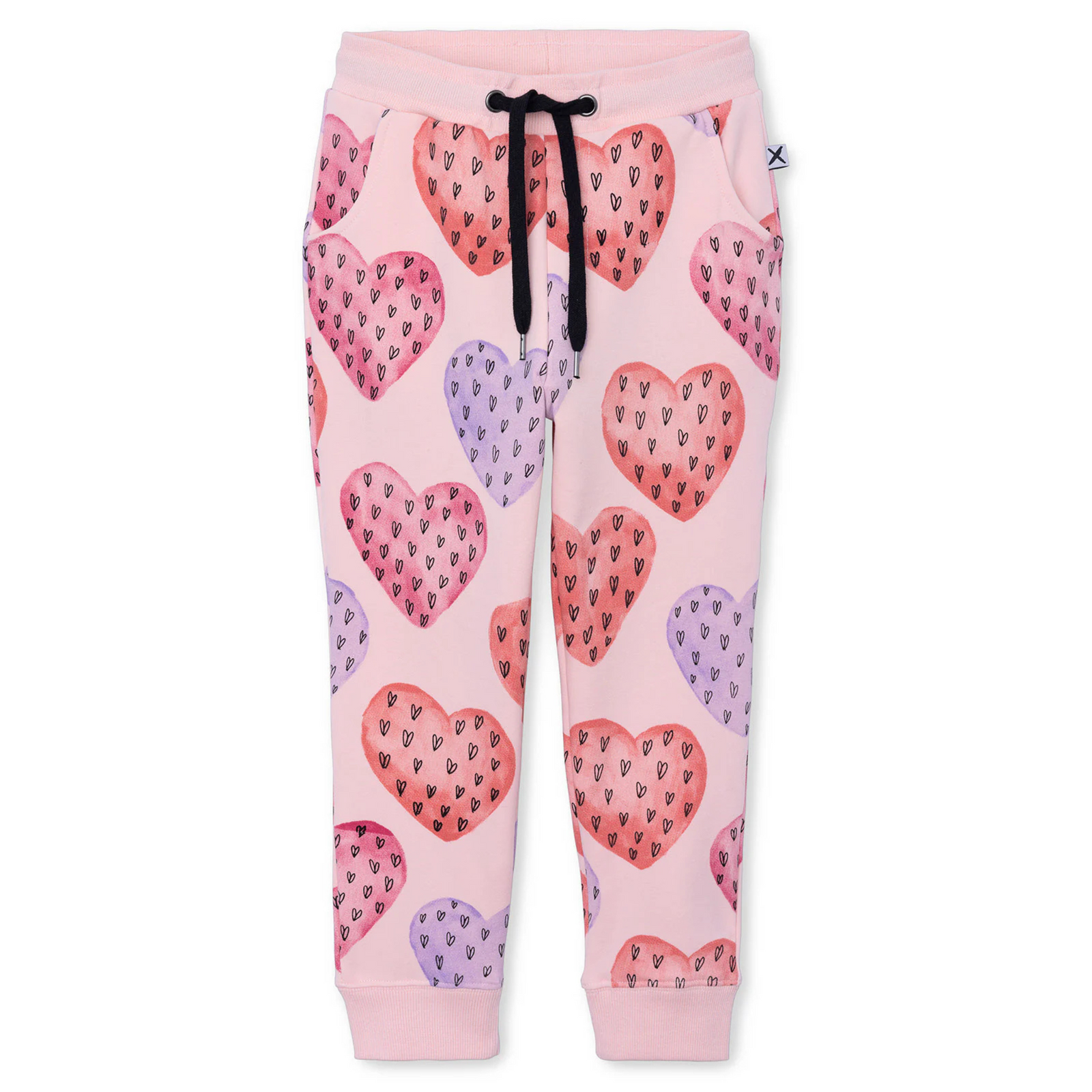 Minti Hearts On Hearts Furry Trackies - Ballet