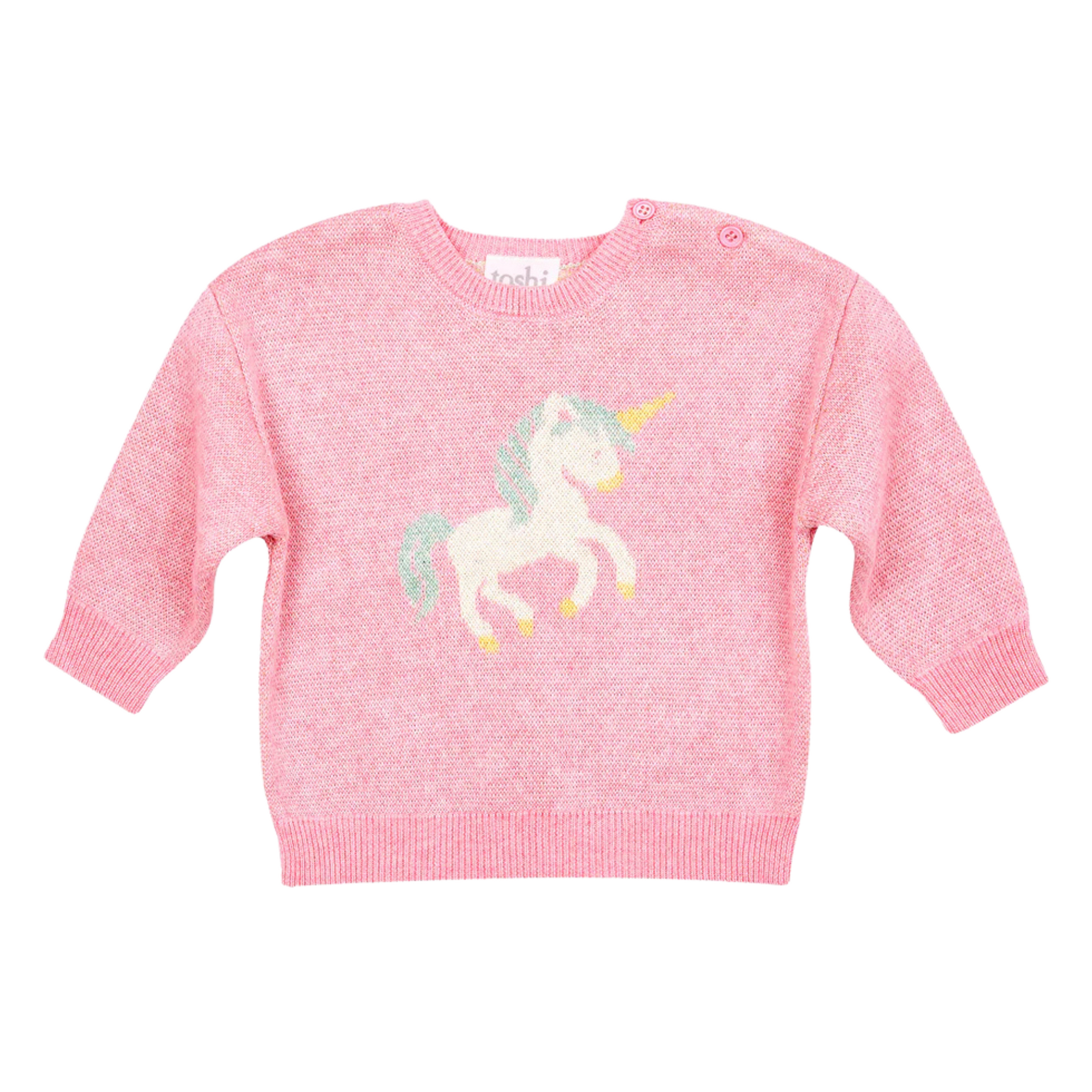 Toshi Organic Pullover Storytime - Unicorn