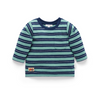 Purebaby Thick Stripey L/slv Tee - Pea Green Stripe