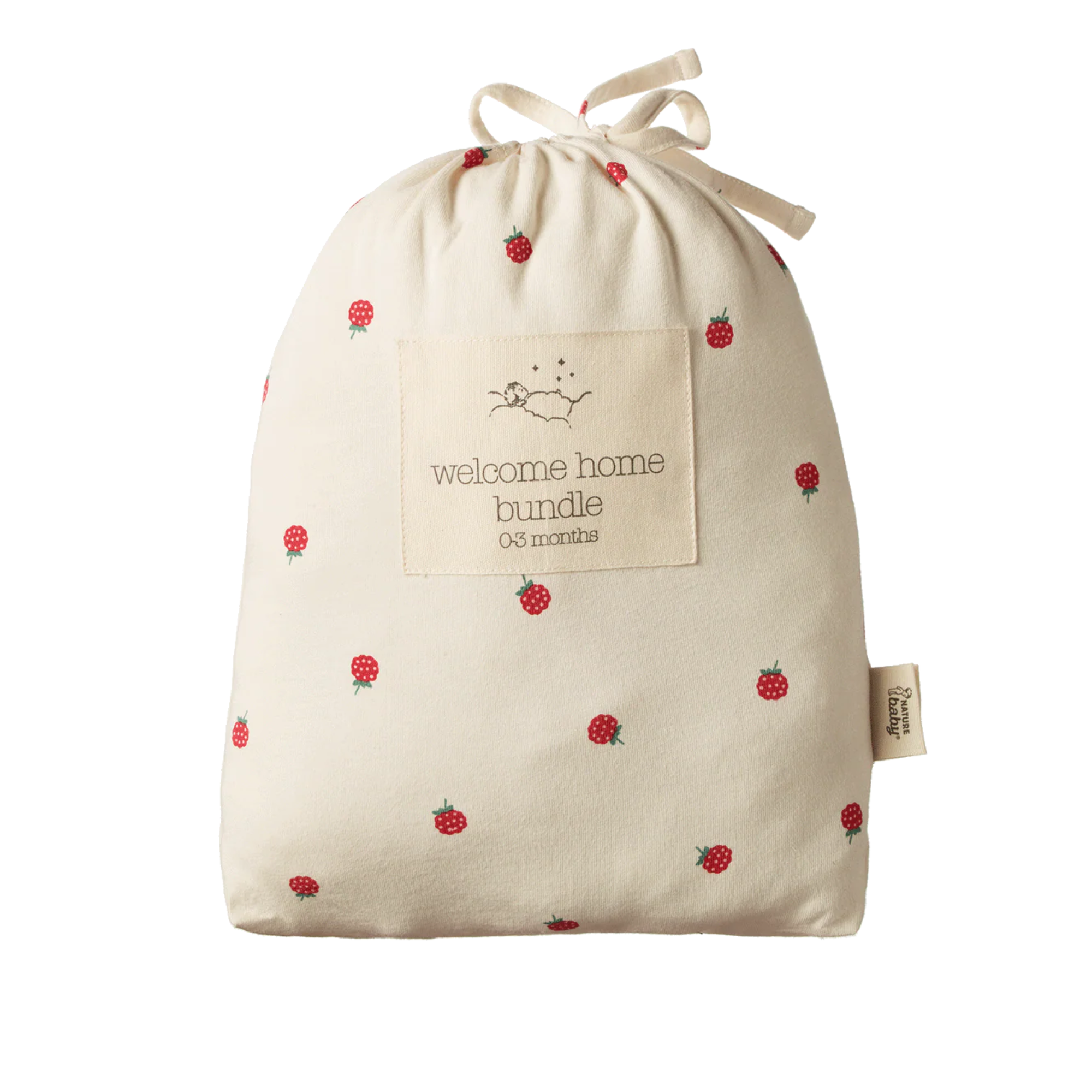 Nature Baby Welcome Home Bundle - Raspberry Print