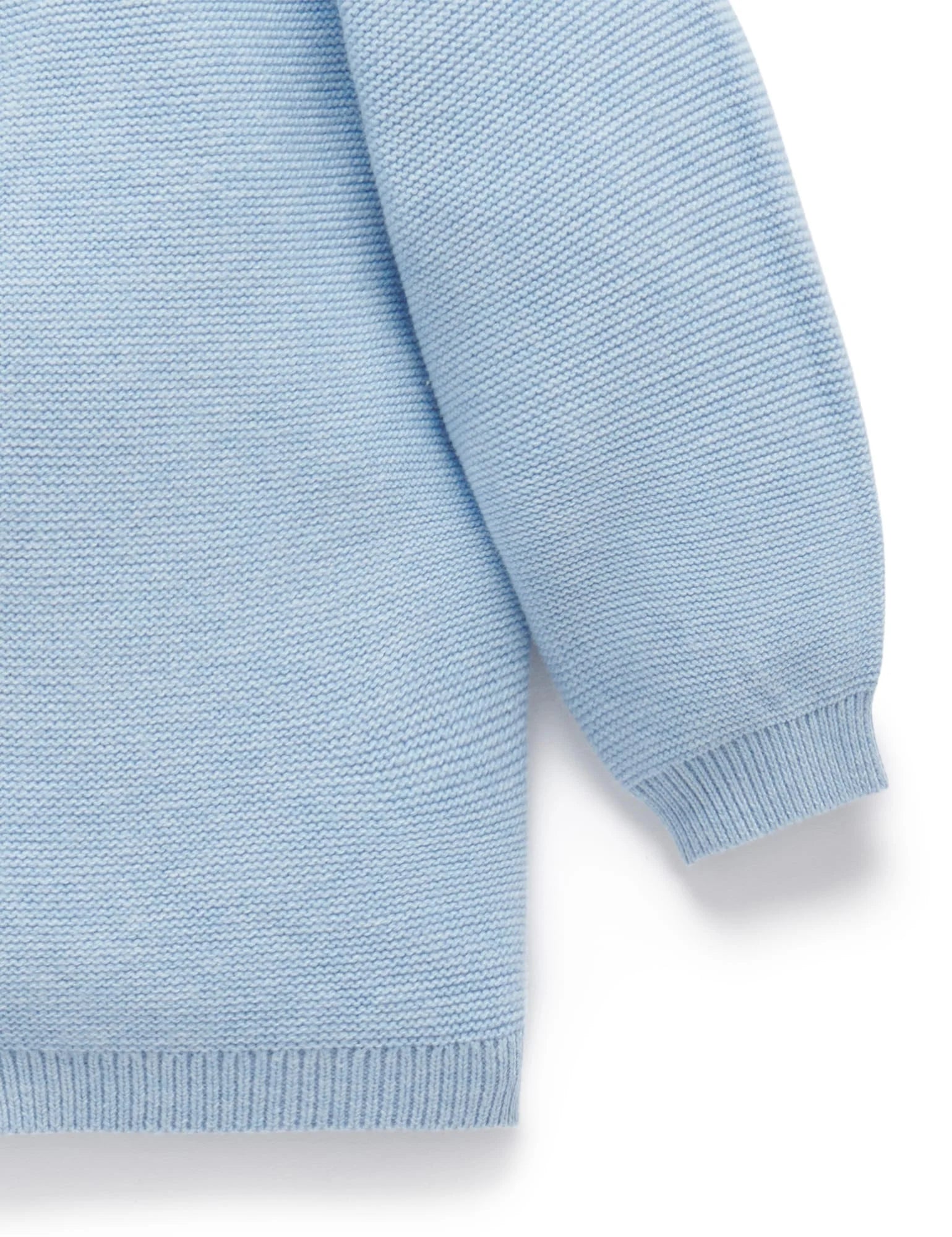 Purebaby Textured Cardigan - Blue