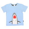 Korango Shark Print Tee - Blue