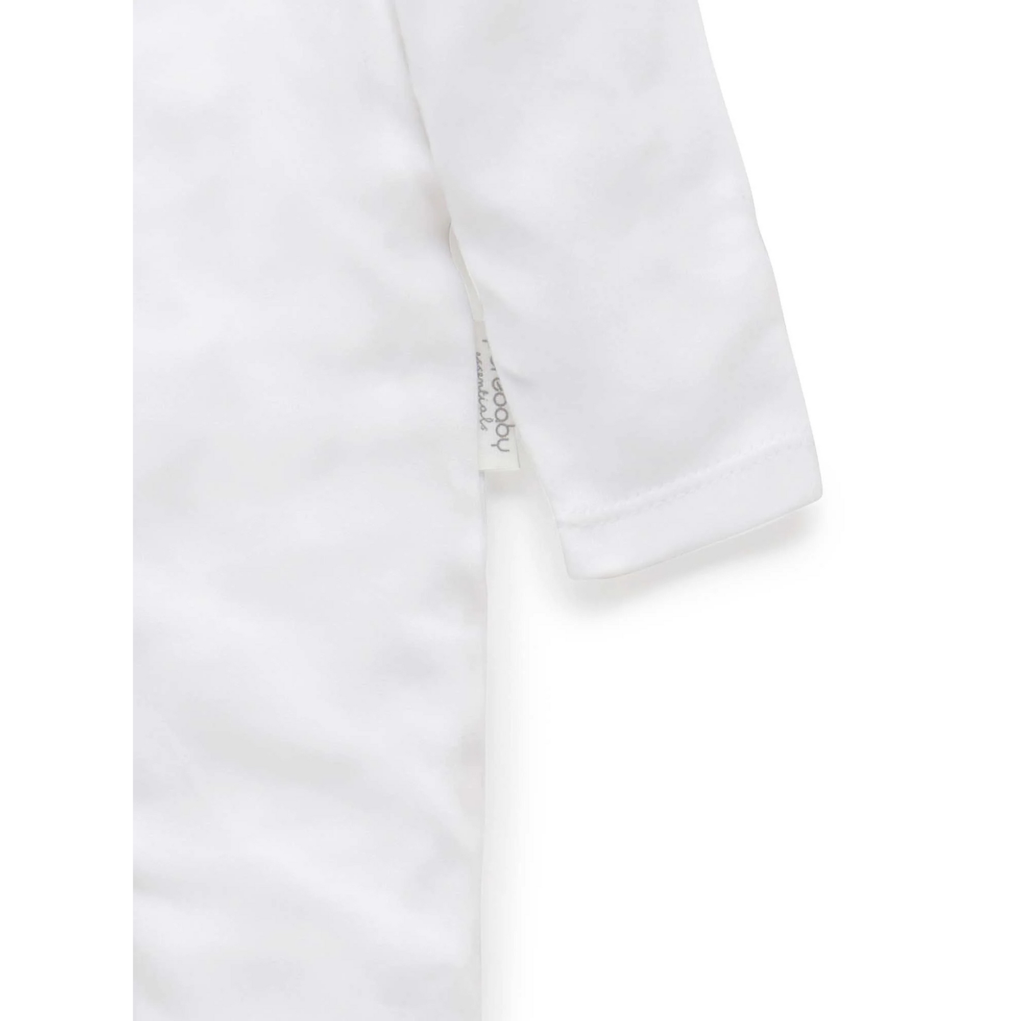 Purebaby Zip Growsuit - Vanilla  Bear