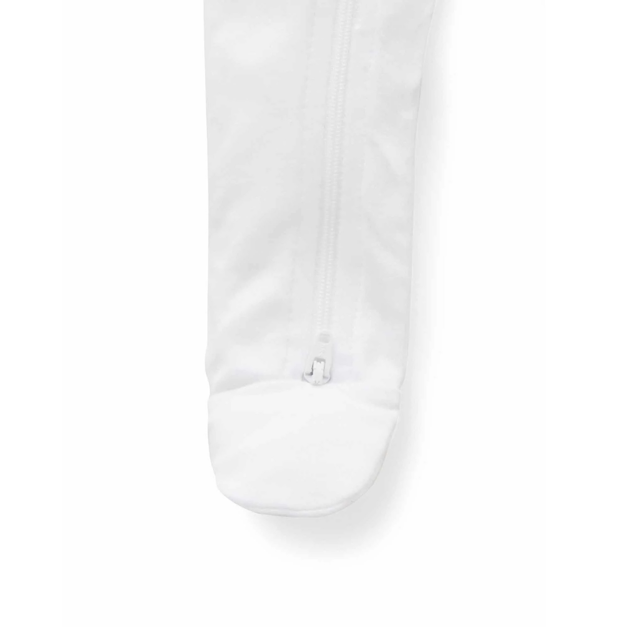 Purebaby Zip Growsuit - Vanilla  Bear