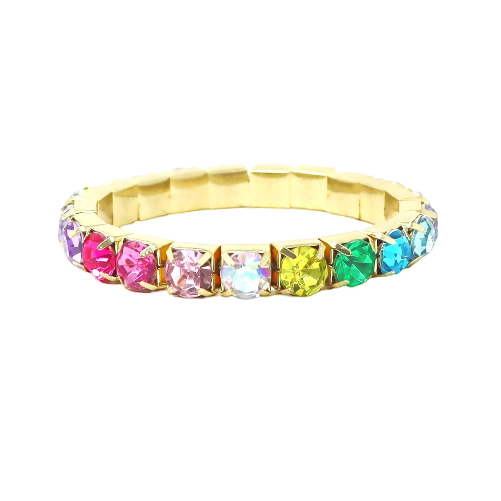 Pink Poppy Luxury Bejeweled Bracelet