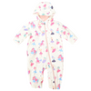 Korango Dancing Unicorns Rain Suit - Cream