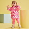 New Pre-Order Hatley French Bulldogs Preschool Raincoat - Aurora Pink