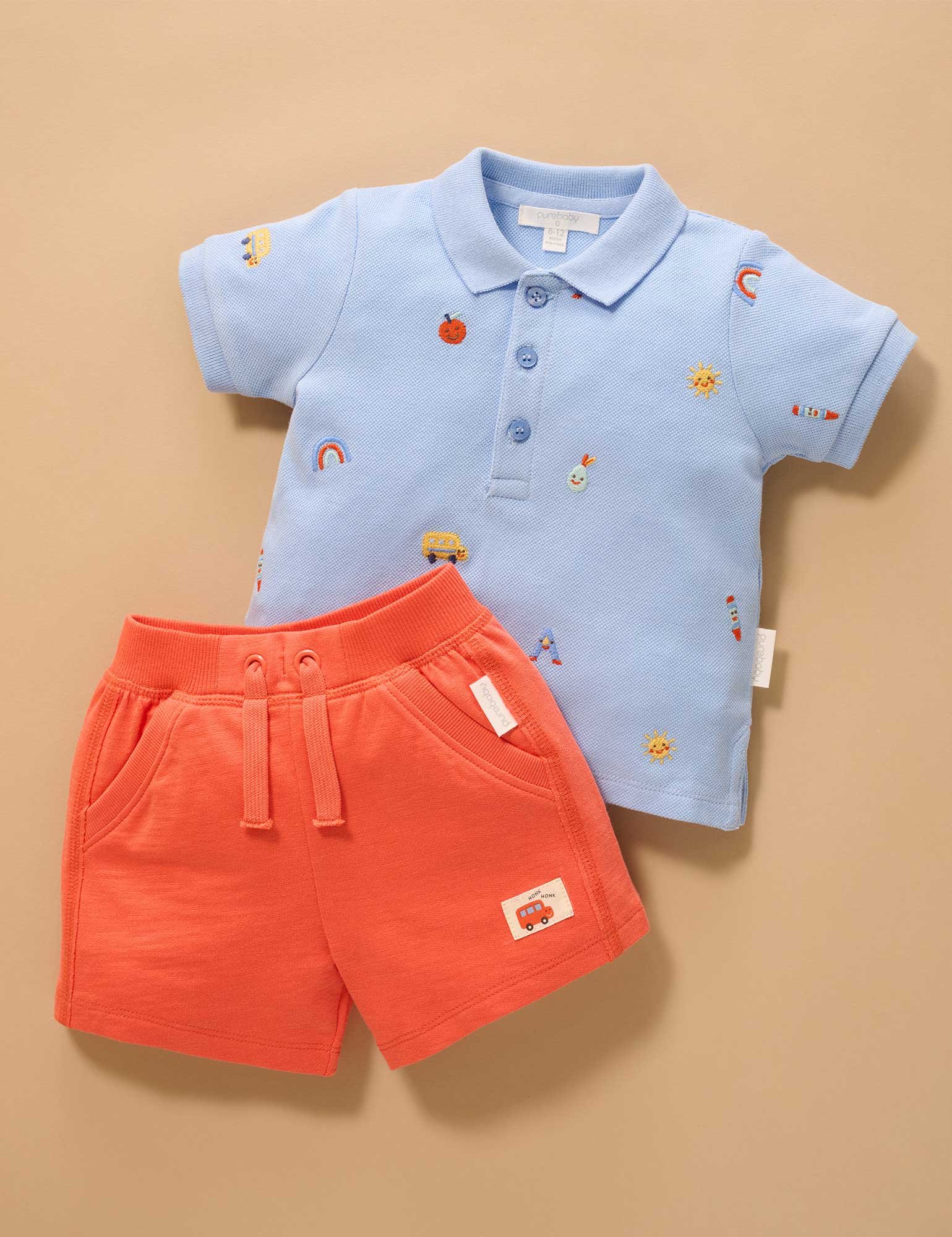 Purebaby Casual Shorts - Fiesta