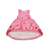 Korango Strawberry Hearts Frill Dress - Pink