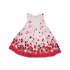 Korango Strawberry Hearts Frill Dress - White